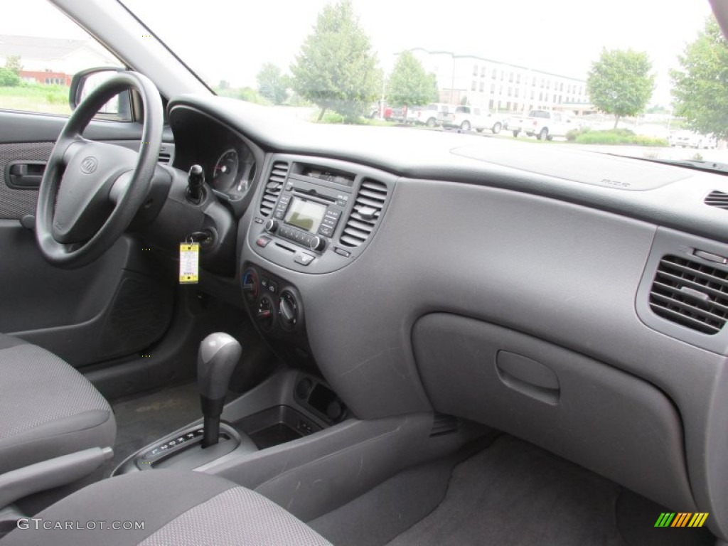 2009 Rio LX Sedan - Polar Blue / Gray photo #16