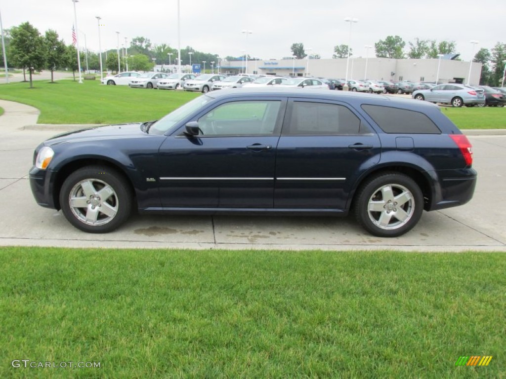 2006 Magnum SXT AWD - Midnight Blue Pearl / Dark Slate Gray/Light Slate Gray photo #6