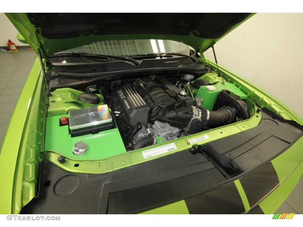 2011 Challenger SRT8 392 - Green with Envy / Dark Slate Gray photo #46