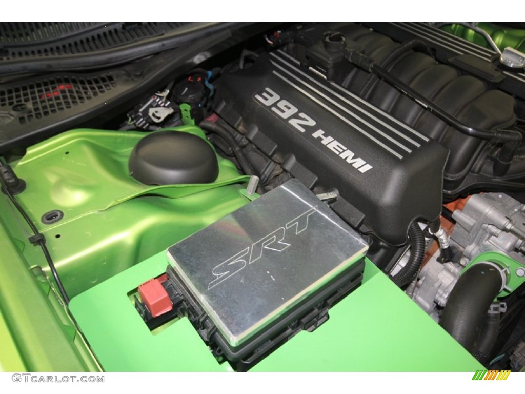 2011 Challenger SRT8 392 - Green with Envy / Dark Slate Gray photo #47