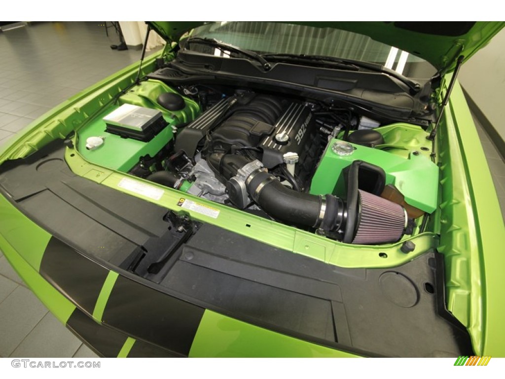 2011 Challenger SRT8 392 - Green with Envy / Dark Slate Gray photo #48