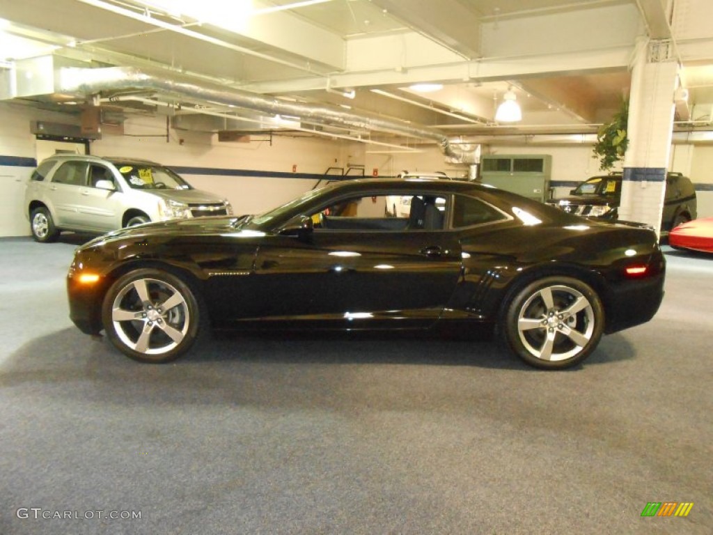 2011 Camaro LT/RS Coupe - Black / Black photo #8