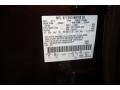 FQ: Bordeaux Reserve Red Metallic 2011 Ford Edge Limited Color Code