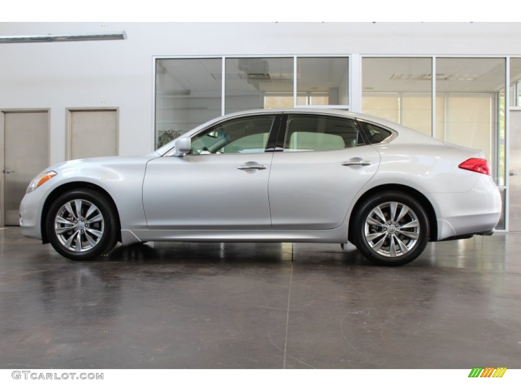 Liquid Platinum 2013 Infiniti M 37 Sedan Exterior Photo #82967548