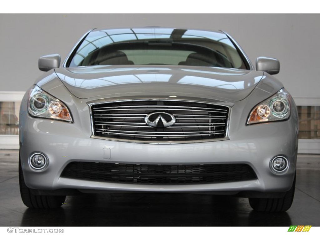 Liquid Platinum 2013 Infiniti M 37 Sedan Exterior Photo #82967561