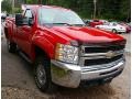 2009 Victory Red Chevrolet Silverado 2500HD Work Truck Regular Cab 4x4  photo #8