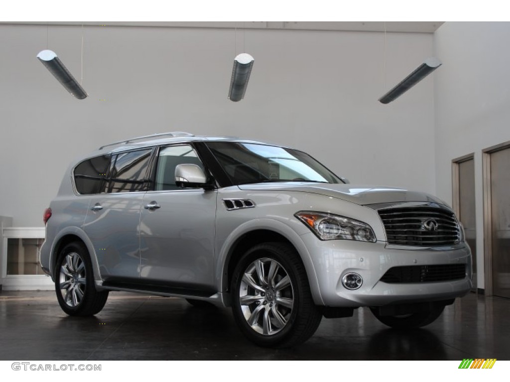 2013 QX 56 4WD - Liquid Platinum / Graphite photo #1