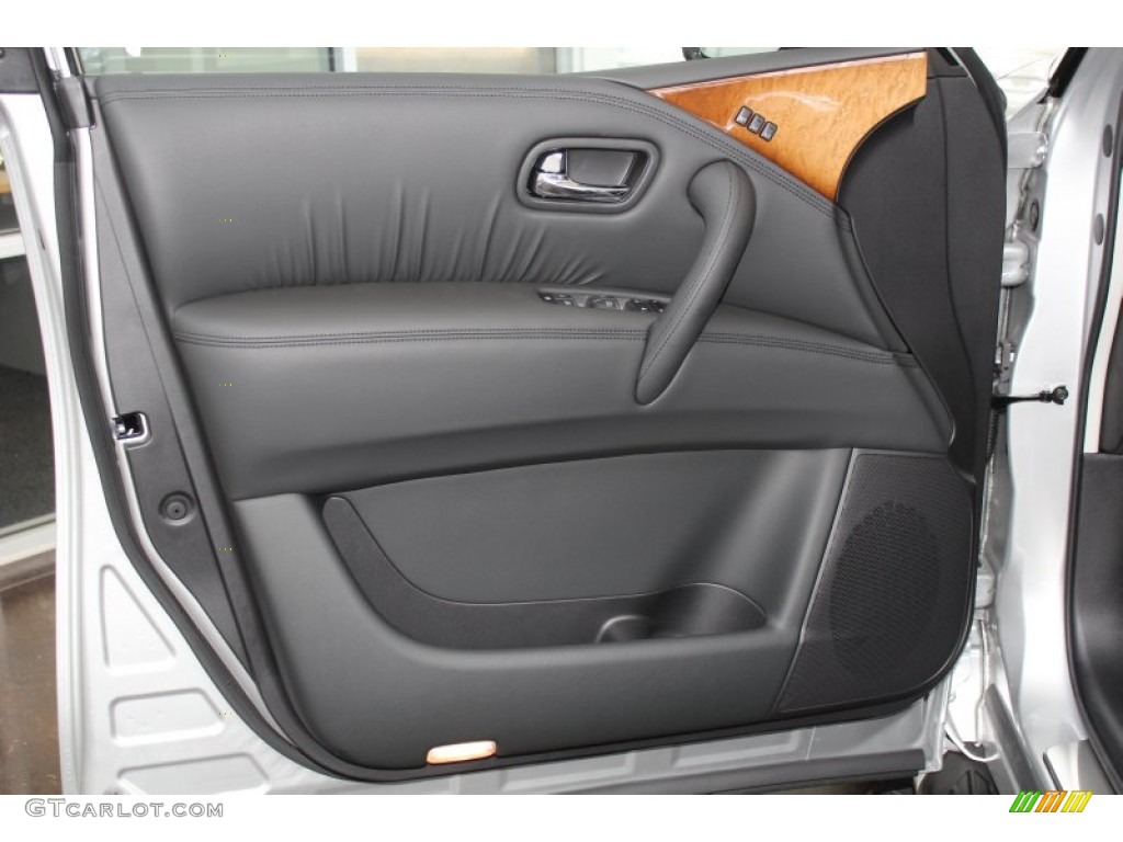 2013 Infiniti QX 56 4WD Graphite Door Panel Photo #82968406