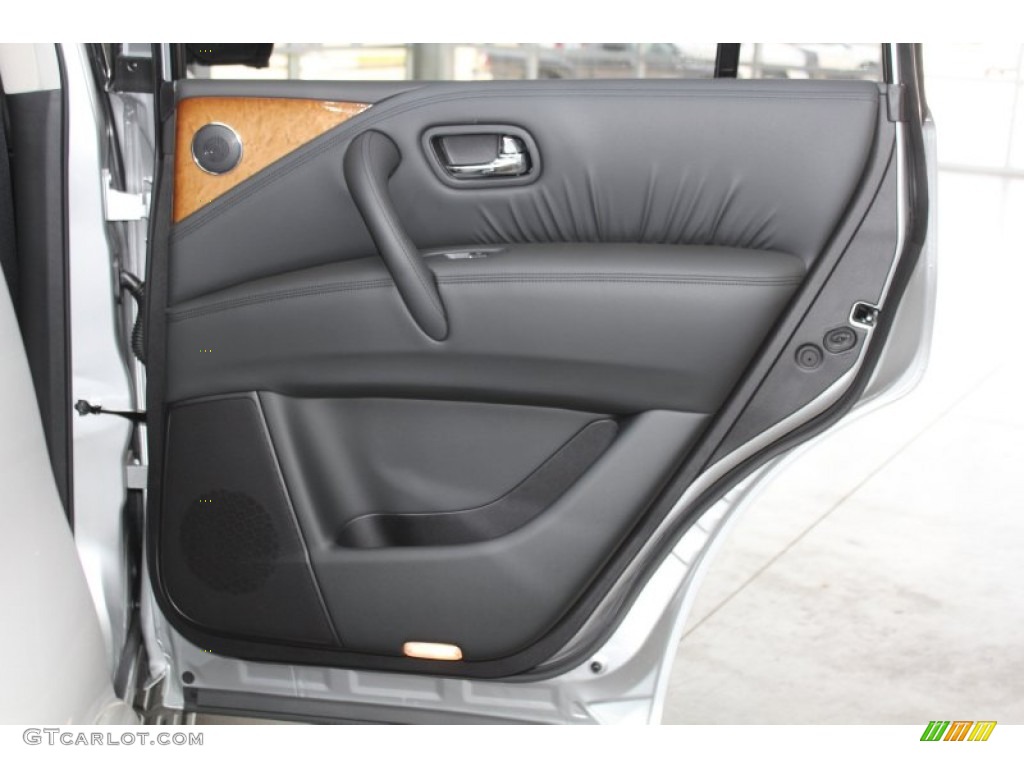 2013 Infiniti QX 56 4WD Graphite Door Panel Photo #82968457