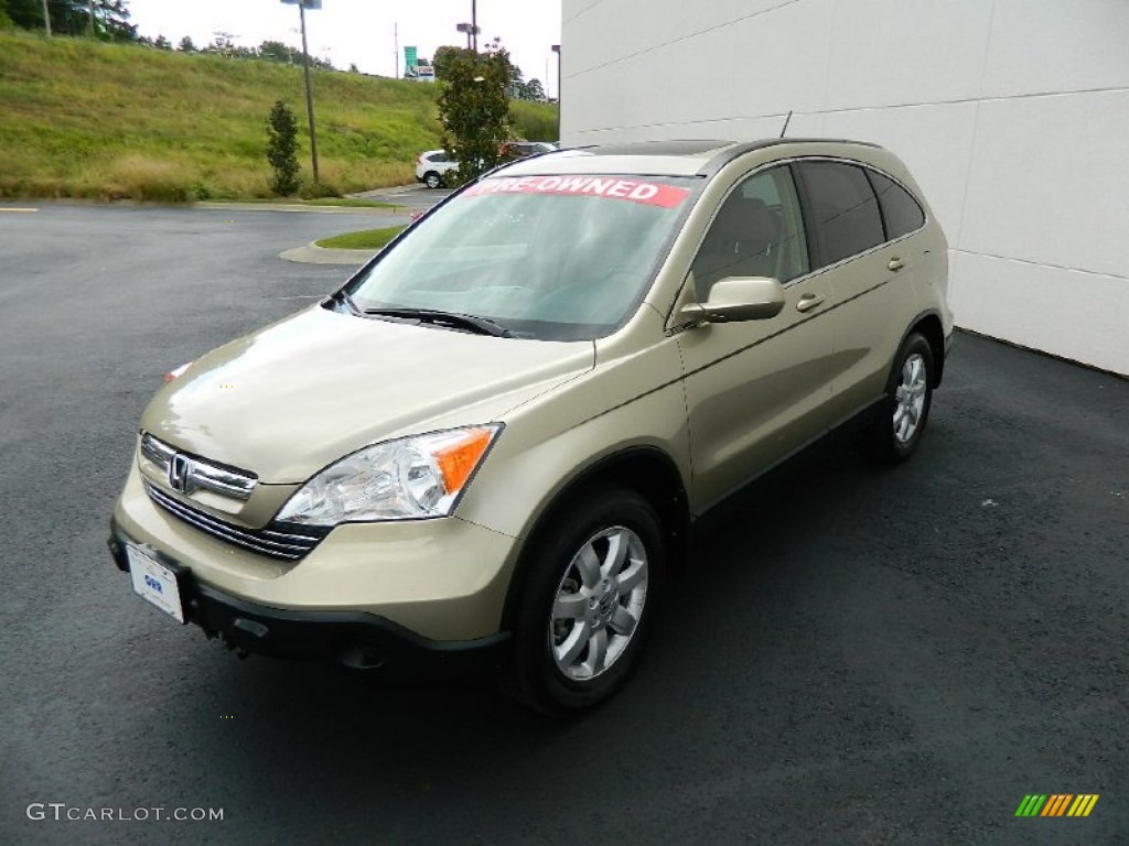 2009 CR-V EX-L - Borrego Beige Metallic / Ivory photo #3