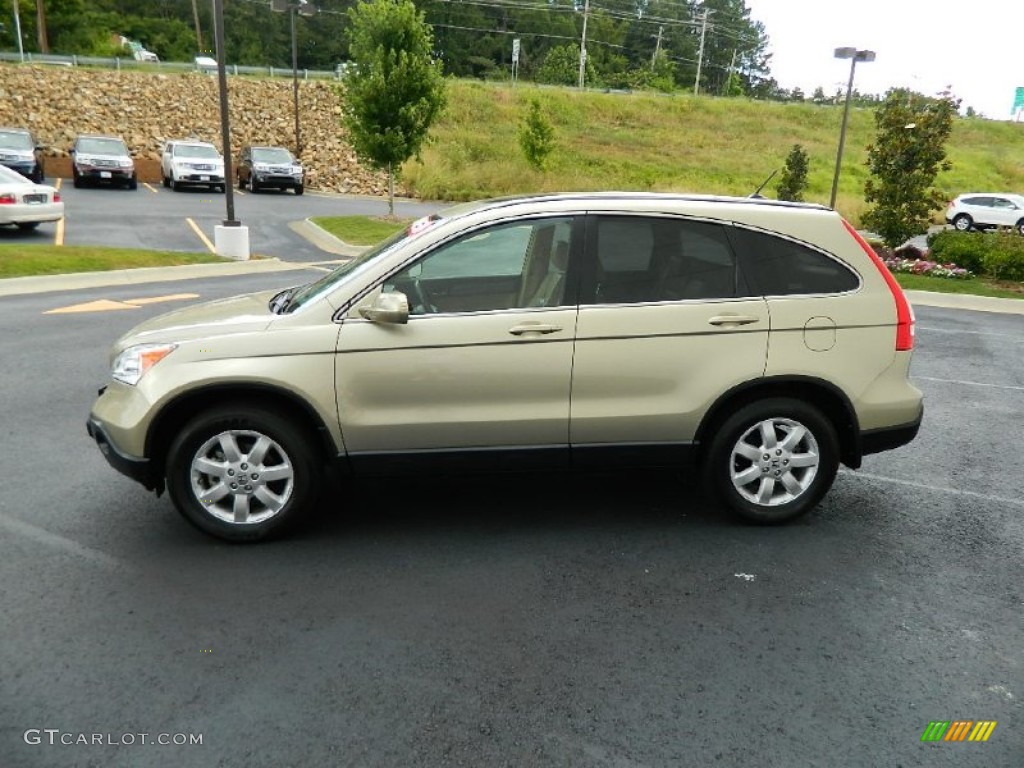 2009 CR-V EX-L - Borrego Beige Metallic / Ivory photo #5