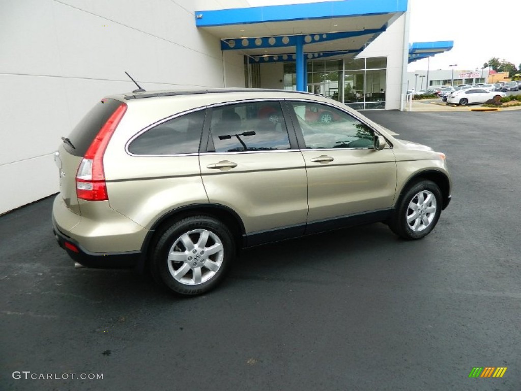 2009 CR-V EX-L - Borrego Beige Metallic / Ivory photo #8