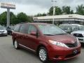 Salsa Red Pearl 2011 Toyota Sienna LE AWD