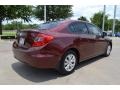 Crimson Pearl - Civic LX Sedan Photo No. 5