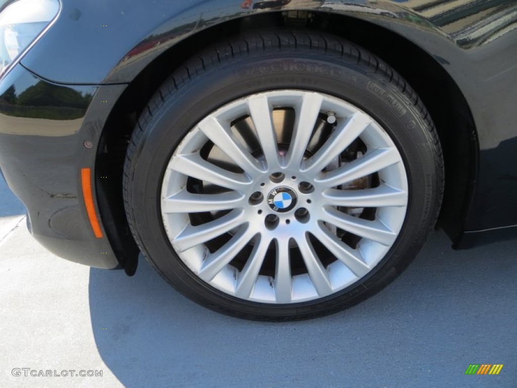 2009 7 Series 750Li Sedan - Azurite Black Metallic / Champagne Full Merino Leather photo #10