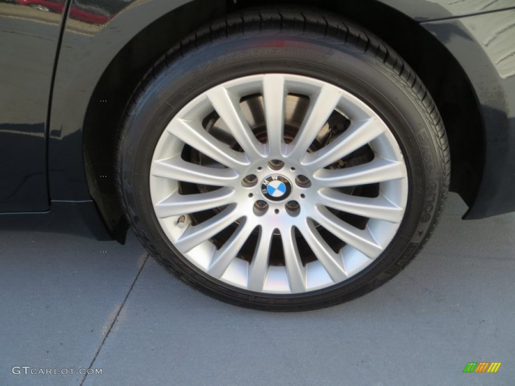 2009 7 Series 750Li Sedan - Azurite Black Metallic / Champagne Full Merino Leather photo #11