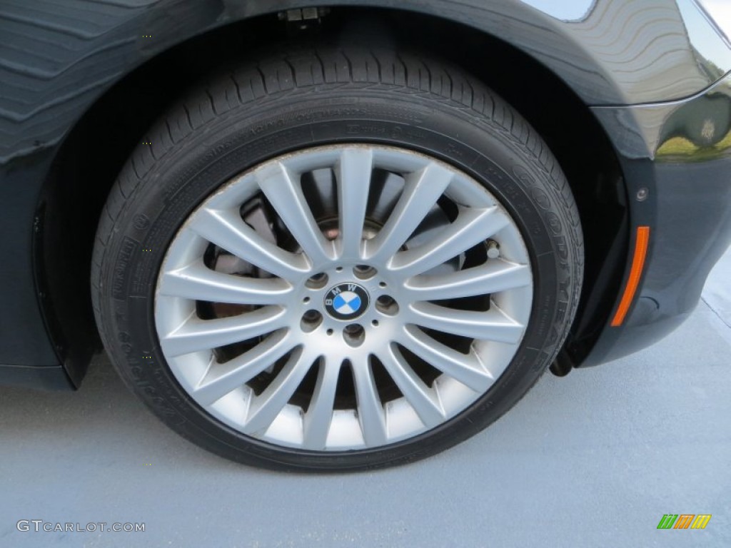 2009 7 Series 750Li Sedan - Azurite Black Metallic / Champagne Full Merino Leather photo #13
