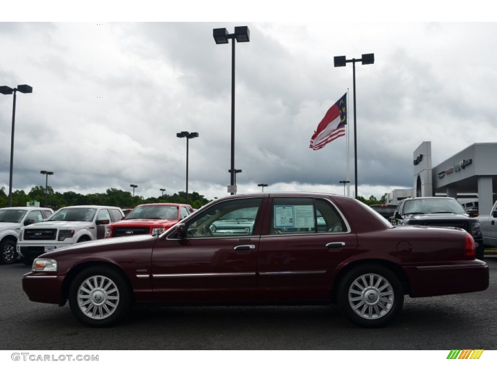 2009 Grand Marquis LS - Dark Toreador Red Metallic / Light Camel photo #5