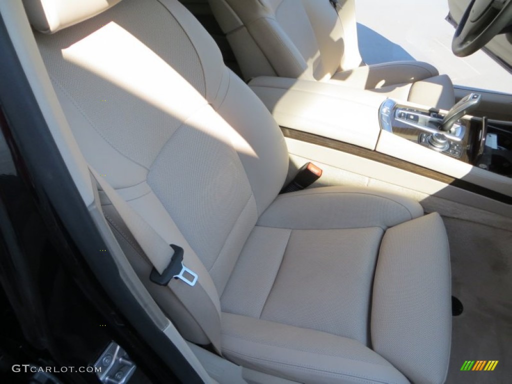 2009 7 Series 750Li Sedan - Azurite Black Metallic / Champagne Full Merino Leather photo #20