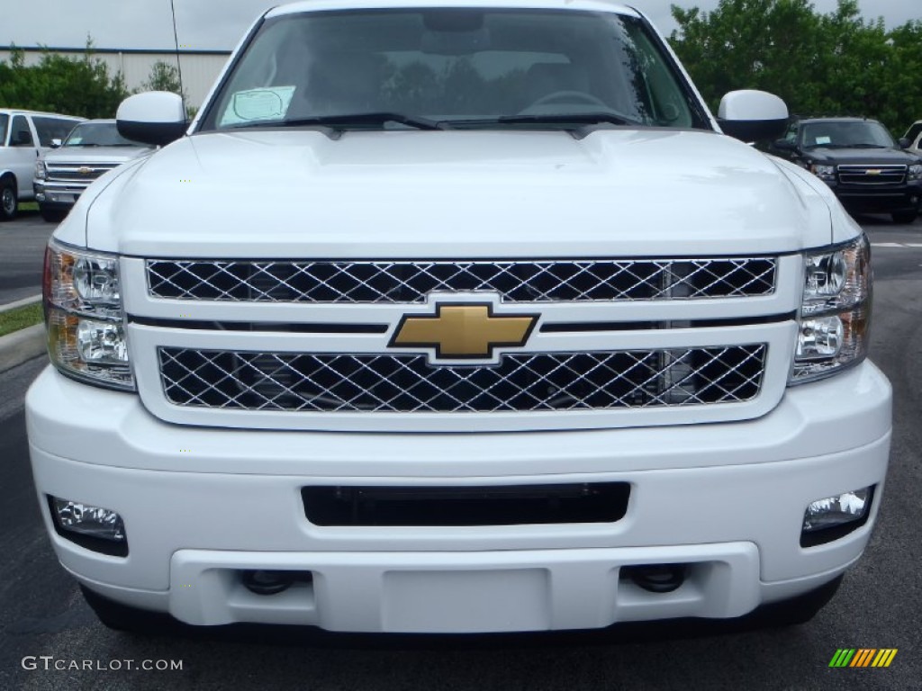 Summit White 2014 Chevrolet Silverado 2500HD LT Crew Cab 4x4 Exterior Photo #82971525