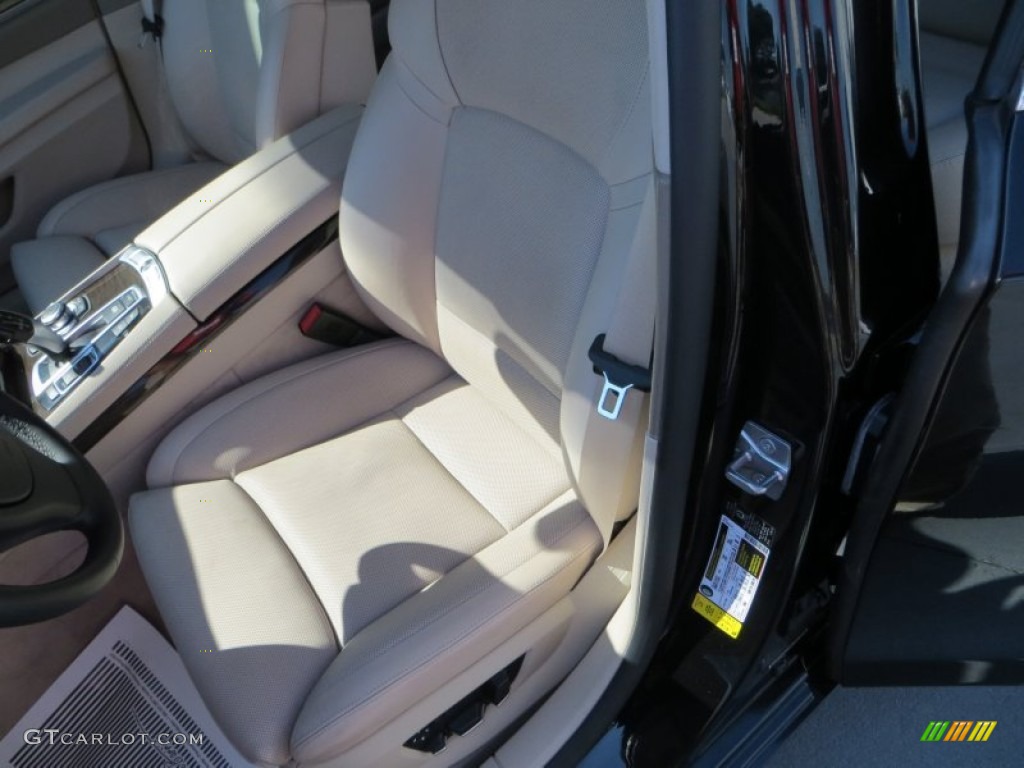 2009 7 Series 750Li Sedan - Azurite Black Metallic / Champagne Full Merino Leather photo #27