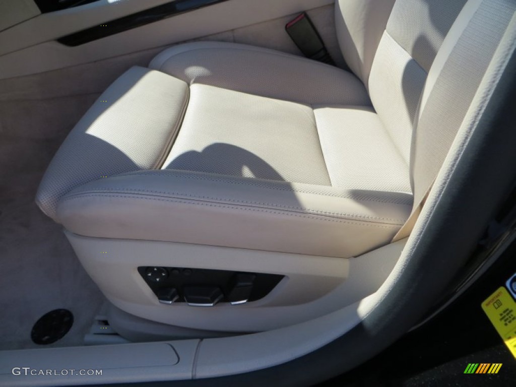 2009 7 Series 750Li Sedan - Azurite Black Metallic / Champagne Full Merino Leather photo #28
