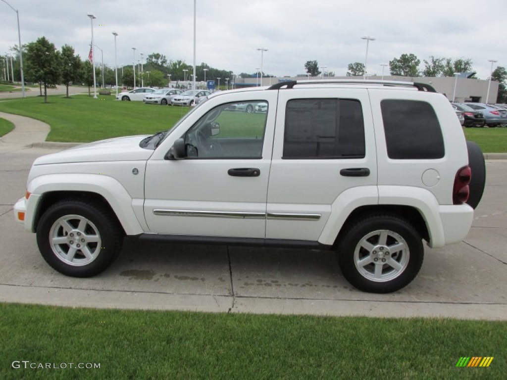Stone White 2007 Jeep Liberty Limited 4x4 Exterior Photo #82972127