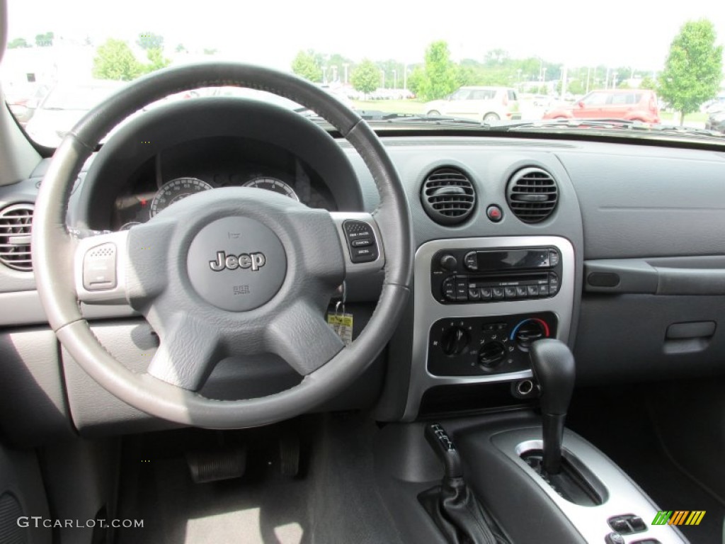 2007 Jeep Liberty Limited 4x4 Medium Slate Gray Dashboard Photo #82972214