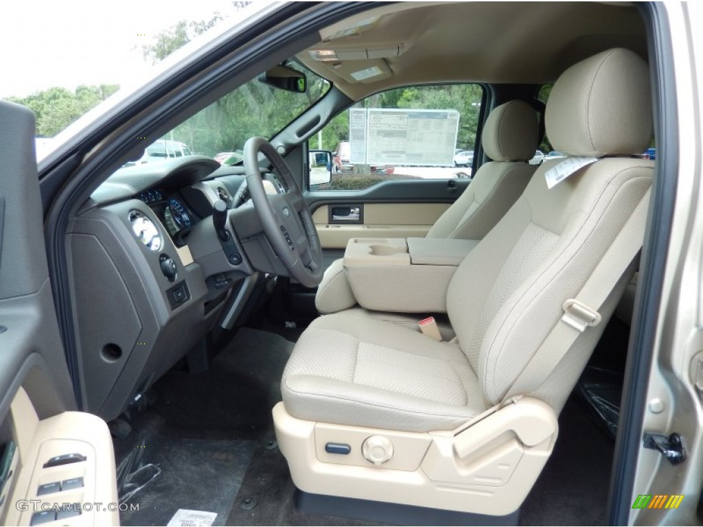 Adobe Interior 2013 Ford F150 XLT SuperCrew Photo #82972415