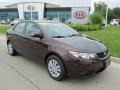 2010 Dark Cherry Kia Forte EX  photo #1