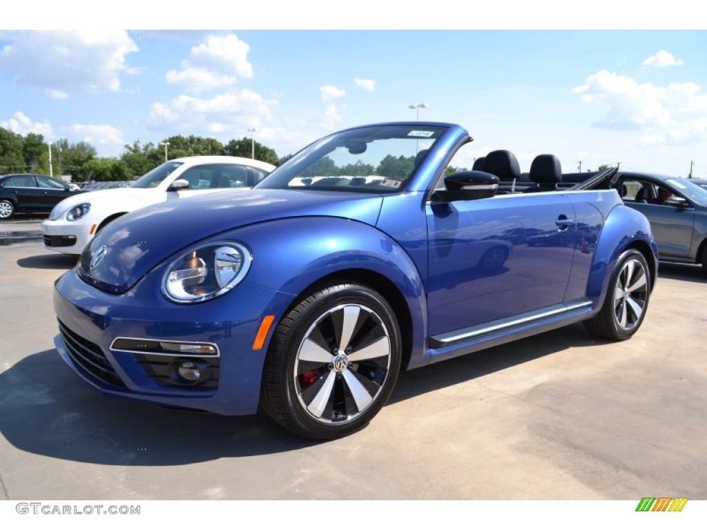 Reef Blue Metallic 2013 Volkswagen Beetle Turbo Convertible Exterior Photo #82972662