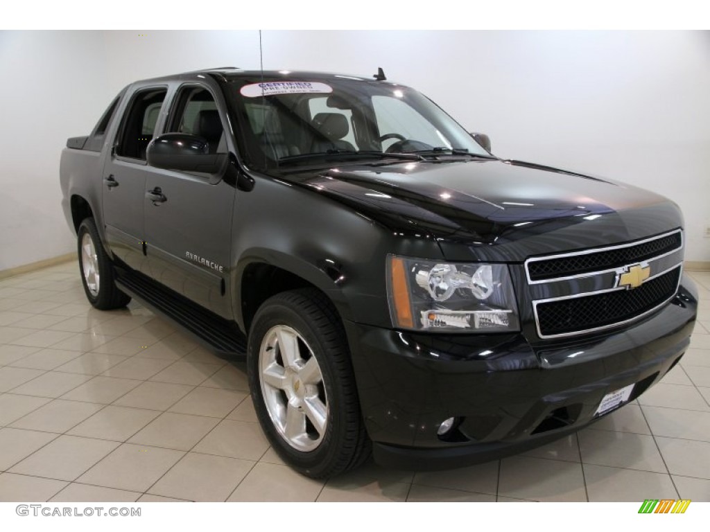 2010 Avalanche LT 4x4 - Black / Ebony photo #1