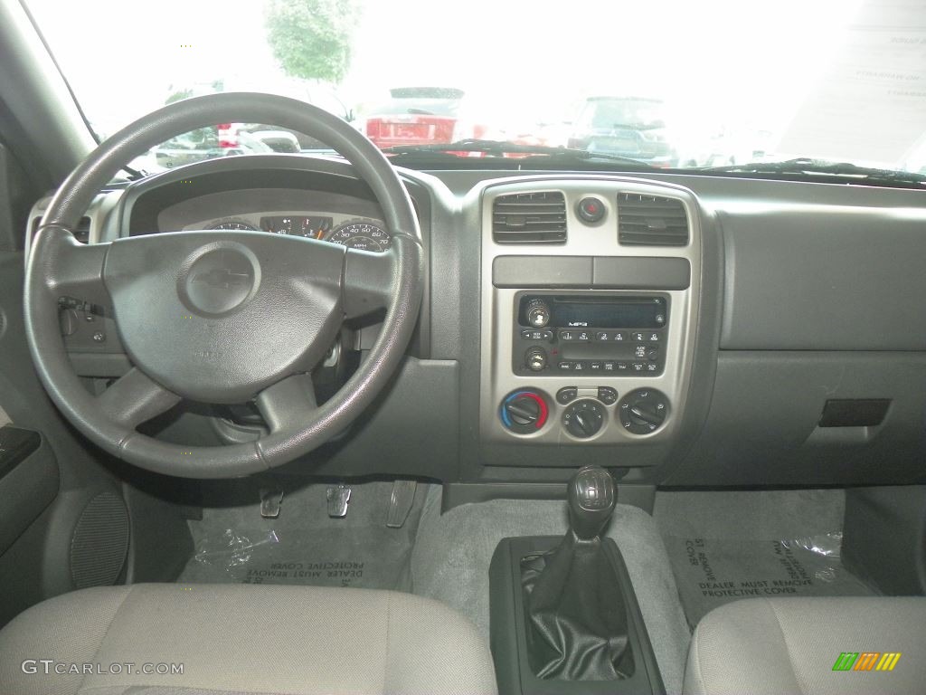 2005 Chevrolet Colorado LS Crew Cab Medium Dark Pewter Dashboard Photo #82975477