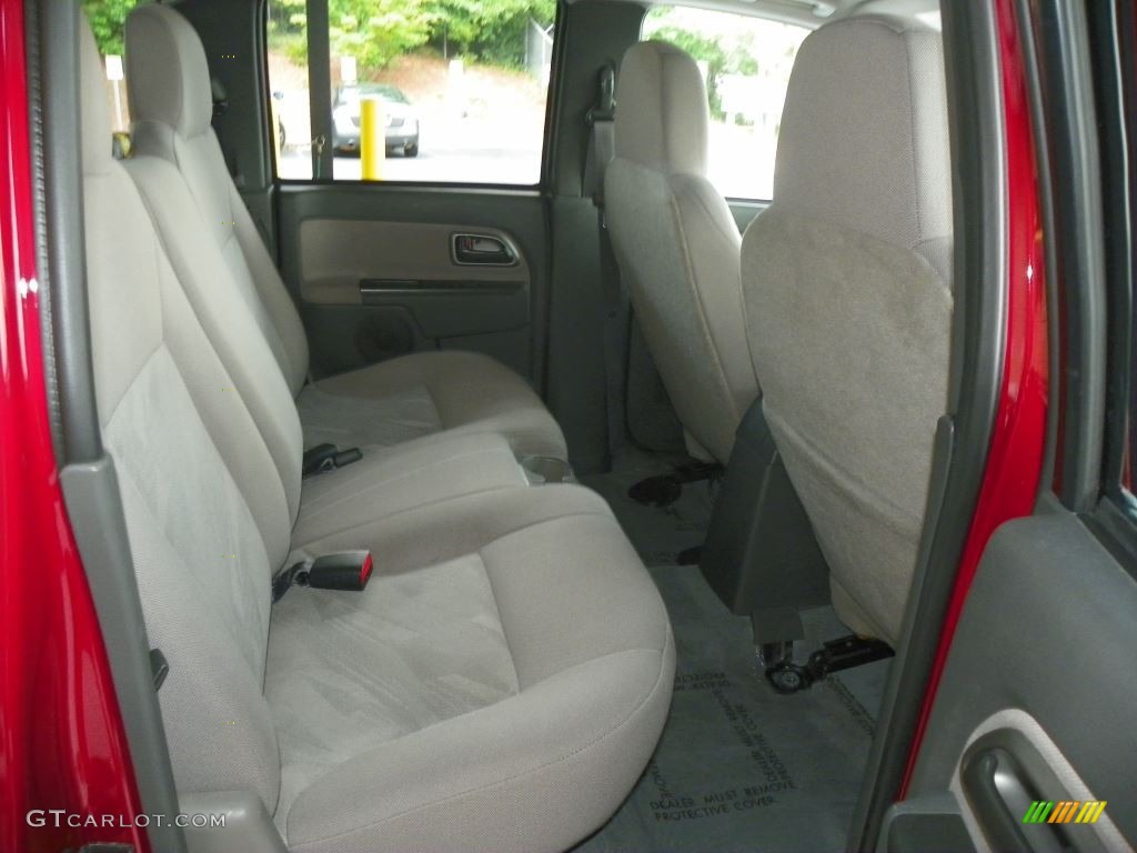 2005 Colorado LS Crew Cab - Dark Cherry Red Metallic / Medium Dark Pewter photo #13