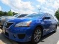 2013 Metallic Blue Nissan Sentra SR  photo #2