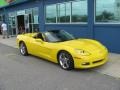 Velocity Yellow - Corvette Convertible Photo No. 8