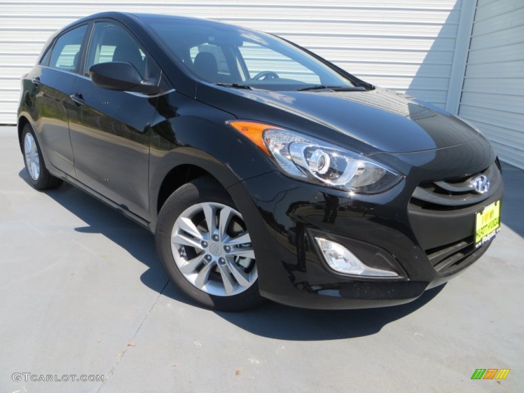 2013 Elantra GT - Black Noir Pearl / Black photo #1
