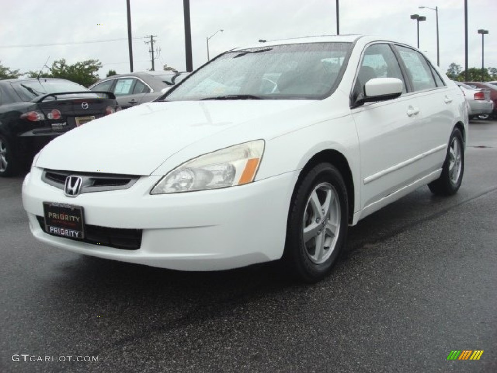 2005 Accord EX-L Sedan - Taffeta White / Ivory photo #1