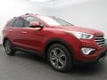 2013 Regal Red Pearl Hyundai Santa Fe GLS AWD  photo #2