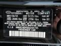 AF: Black Noir Pearl 2013 Hyundai Genesis 5.0 R Spec Sedan Color Code