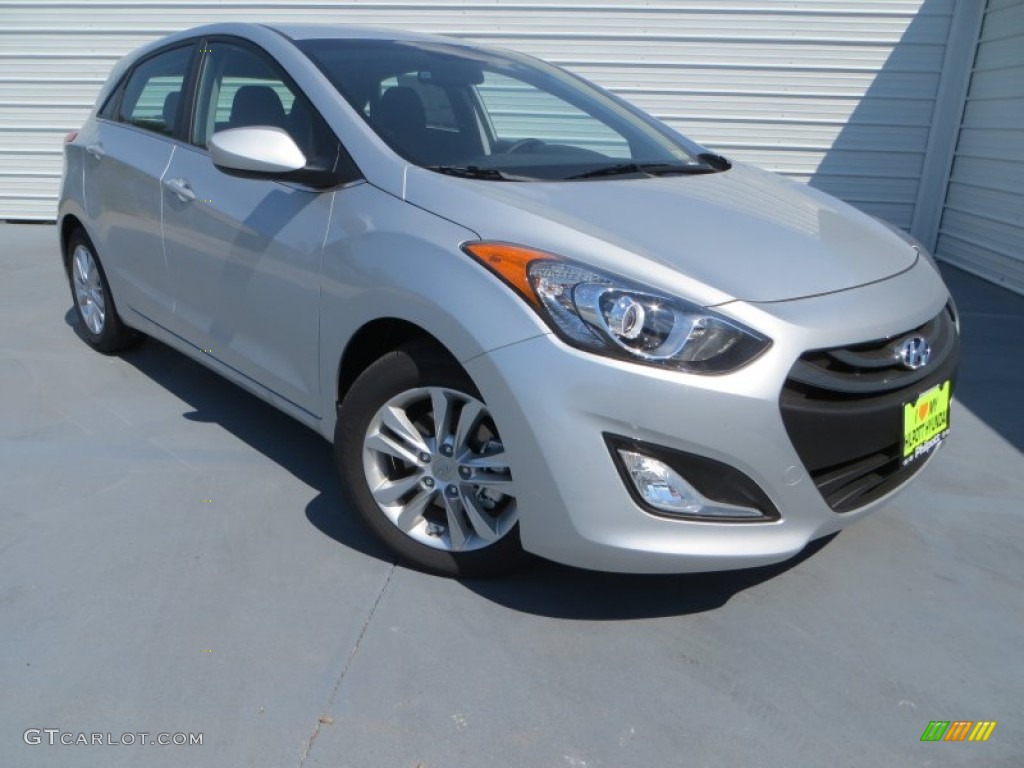 2013 Elantra GT - Silver / Black photo #2
