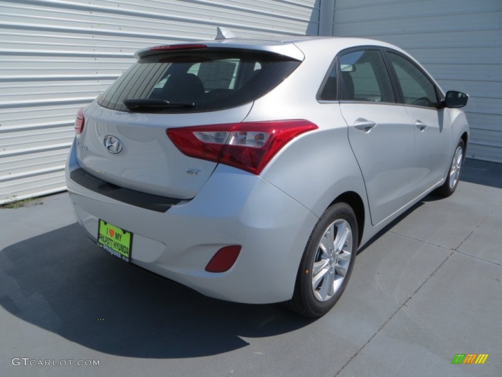 2013 Elantra GT - Silver / Black photo #4