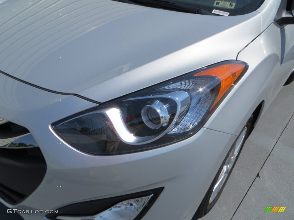 2013 Elantra GT - Silver / Black photo #9
