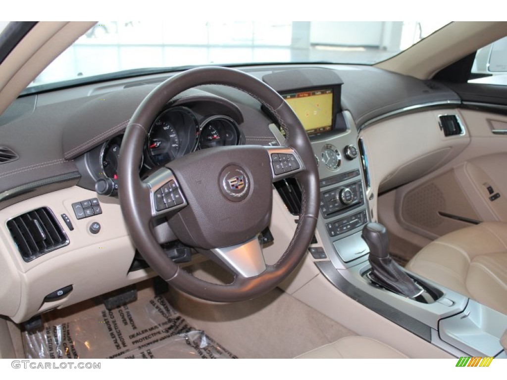 2010 Cadillac CTS 3.0 Sedan Cashmere/Cocoa Dashboard Photo #82978829