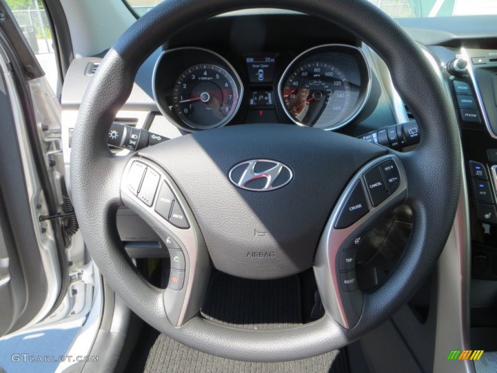 2013 Elantra GT - Silver / Black photo #29