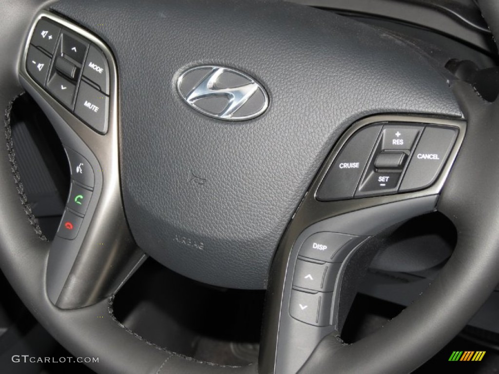 2013 Azera  - Smoke Gray Metallic / Graphite Black photo #5