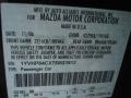  2007 MAZDA6 i Sport Sedan Onyx Black Color Code NN