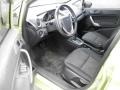 Charcoal Black/Blue Cloth Prime Interior Photo for 2011 Ford Fiesta #82980437