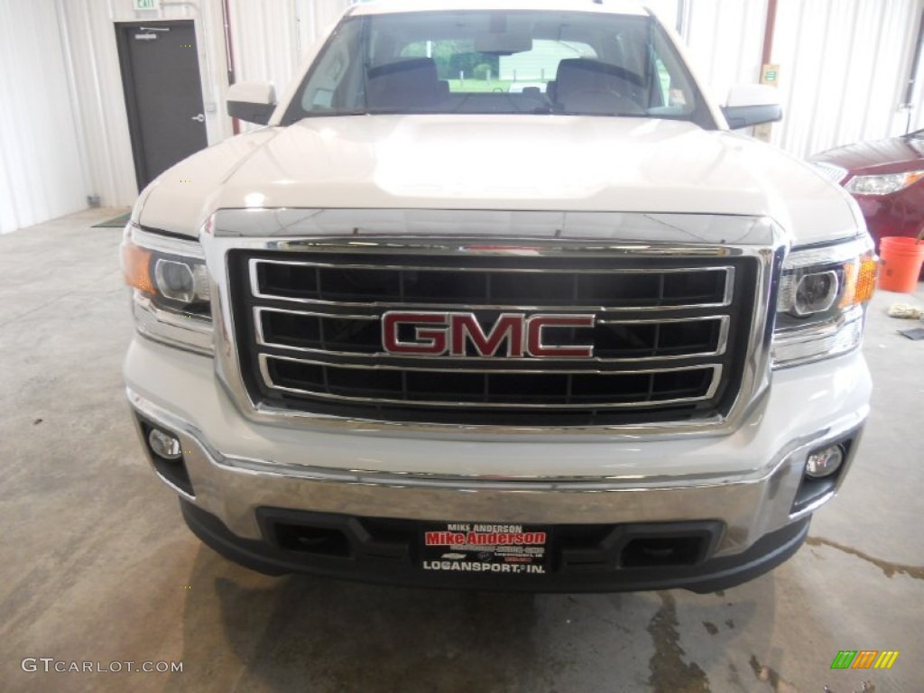 2014 Sierra 1500 SLE Crew Cab 4x4 - Summit White / Jet Black photo #2