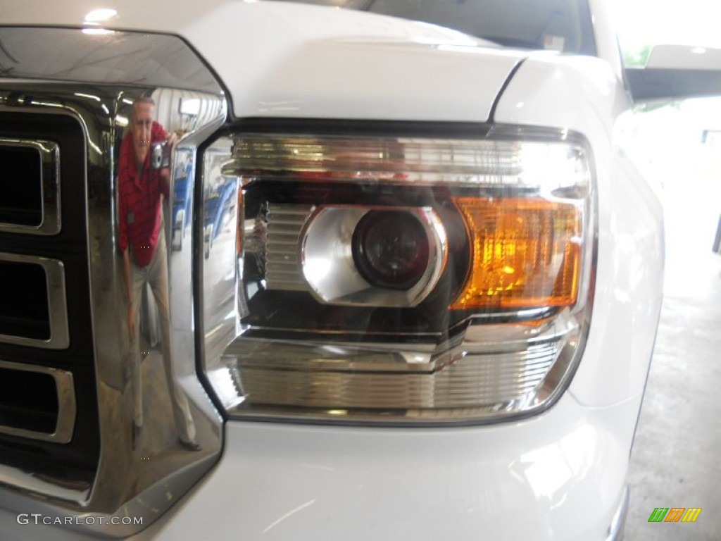 2014 Sierra 1500 SLE Crew Cab 4x4 - Summit White / Jet Black photo #5